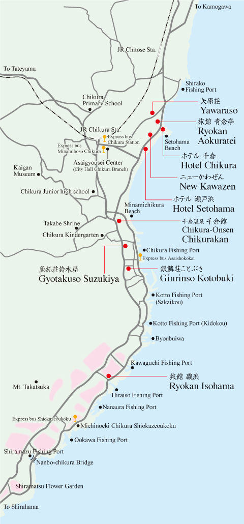 Chikura-cho Map